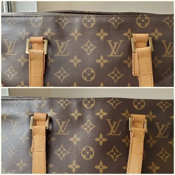 Authentic LOUIS VUITTON Monogram Cabas Mezzo Tote Shoulder Bag - Picture 12 of 14